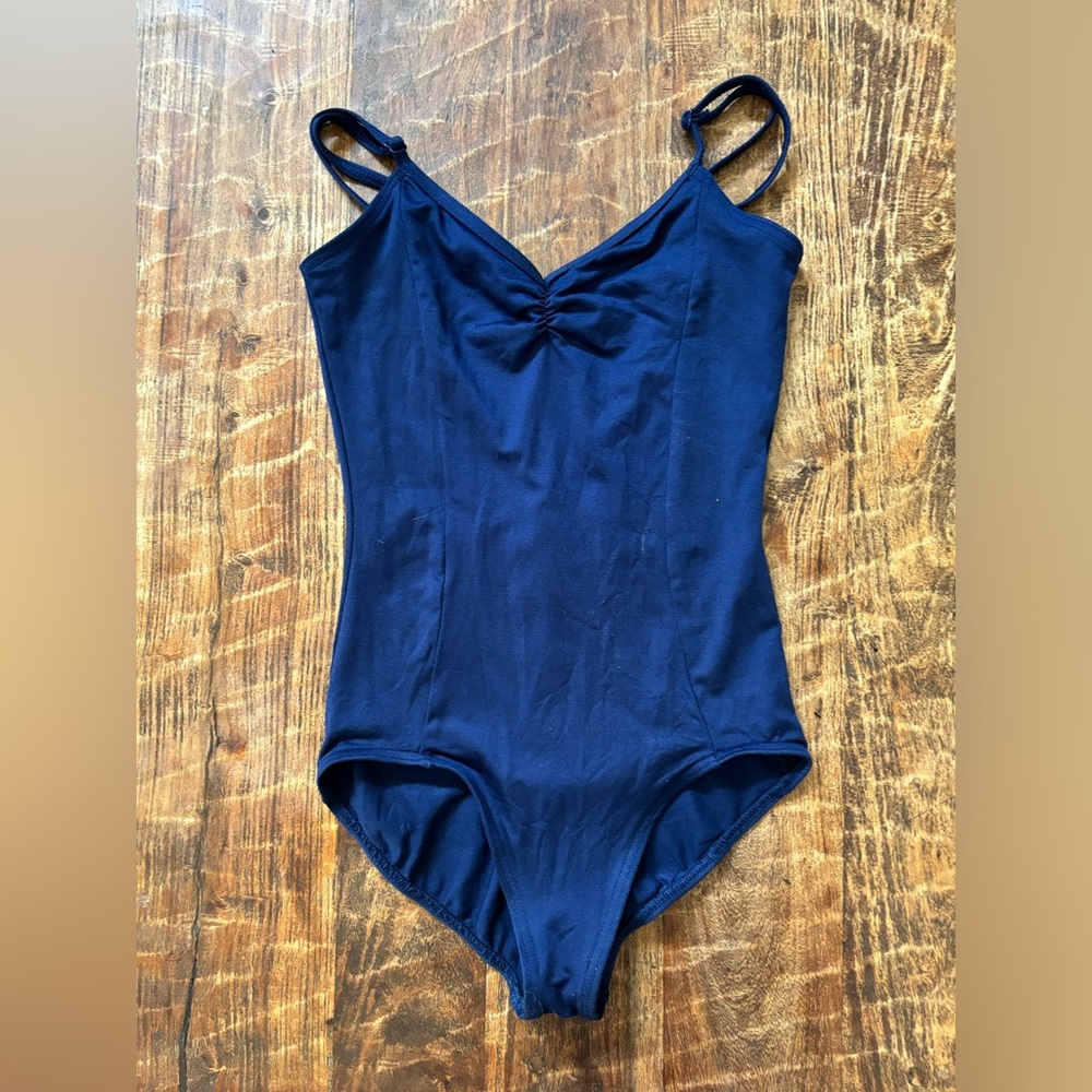Navy Capezio princess style ballet leotard